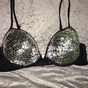 Sequin bra
